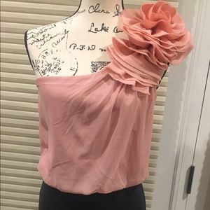 Rose Mauve One Shoulder Mini Dress